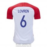 Camiseta De Futbol Croacia Jugador Lovren Primera 2018