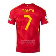 Camiseta De Futbol Espana Jugador Morata Primera 2024