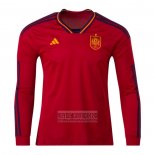 Camiseta De Futbol Espana Primera Manga Larga 2022