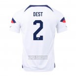 Camiseta De Futbol Estados Unidos Jugador Dest Primera 2022