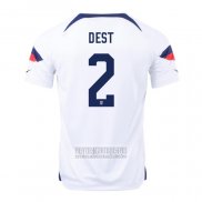 Camiseta De Futbol Estados Unidos Jugador Dest Primera 2022