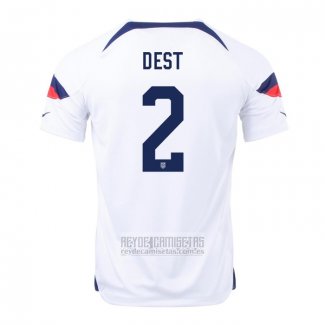 Camiseta De Futbol Estados Unidos Jugador Dest Primera 2022
