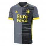 Camiseta De Futbol Feyenoord Segunda 2021-2022 Gris