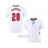 Camiseta De Futbol Inglaterra Jugador Rashford Primera 2020-2021