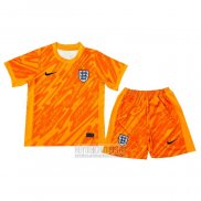Camiseta De Futbol Inglaterra Portero Nino 2024 Naranja