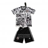 Camiseta De Futbol Japon Anime Nino 2024-2025 Gris