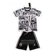 Camiseta De Futbol Japon Anime Nino 2024-2025 Gris