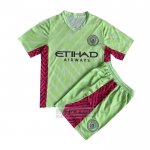 Camiseta De Futbol Manchester City Portero Nino 2023-2024 Verde