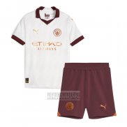 Camiseta De Futbol Manchester City Segunda Nino 2023-2024