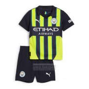 Camiseta De Futbol Manchester City Segunda Nino 2024-2025