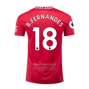 Camiseta De Futbol Manchester United Jugador B.Fernandes Primera 2022-2023