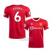 Camiseta De Futbol Manchester United Jugador Pogba Primera 2021-2022