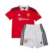 Camiseta De Futbol Manchester United Primera Nino 2022-2023