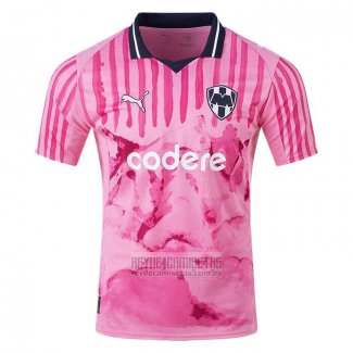 Camiseta De Futbol Monterrey Portero 2025 Rosa