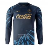 Camiseta De Futbol Napoli Special Manga Larga 2025-2026 Azul Oscuro