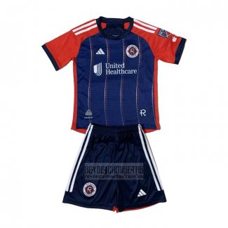 Camiseta De Futbol New England Revolution Primera Nino 2024-2025