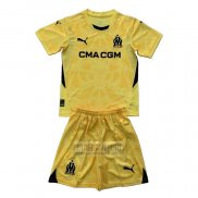 Camiseta De Futbol Olympique Marsella Portero Segunda Nino 2024-2025