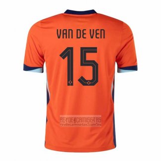 Camiseta De Futbol Paises Bajos Jugador Van de Ven Primera 2024-2025