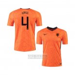 Camiseta De Futbol Paises Bajos Jugador Virgil Primera 2020-2021