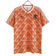Camiseta De Futbol Paises Bajos Primera Retro 1988
