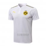 Camiseta De Futbol Polo del Borussia Dortmund 2021-2022 Blanco