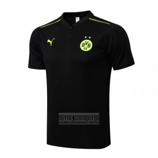 Camiseta De Futbol Polo del Borussia Dortmund 2022-2023 Negro