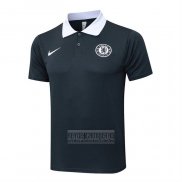 Camiseta De Futbol Polo del Chelsea 2025-2026 Gris