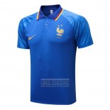 Camiseta De Futbol Polo del Francia 2022-2023 Azul