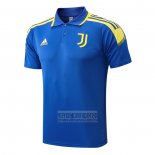 Camiseta De Futbol Polo del Juventus 2022-2023 Azul