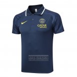 Camiseta De Futbol Polo del Paris Saint-Germain 2023-2024 Azul