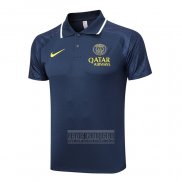 Camiseta De Futbol Polo del Paris Saint-Germain 2023-2024 Azul