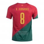 Camiseta De Futbol Portugal Jugador B.Fernandes Primera 2022
