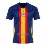 Camiseta De Futbol Pre Partido del Espana 2024 Azul