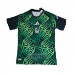 Camiseta De Futbol Pre Partido del Mexico 2026 Verde Negro