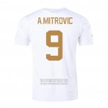 Camiseta De Futbol Serbia Jugador A.Mitrovic Segunda 2022