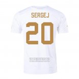 Camiseta De Futbol Serbia Jugador Sergej Segunda 2022
