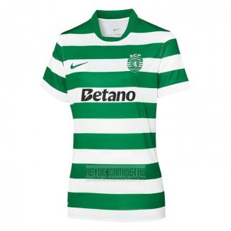 Camiseta De Futbol Sporting Primera Mujer 2025-2026