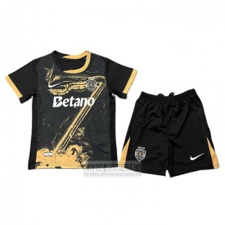 Camiseta De Futbol Sporting Tercera Nino 2024-2025
