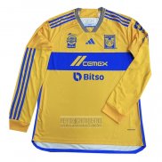 Camiseta De Futbol Tigres UANL Primera Manga Larga 2023-2024