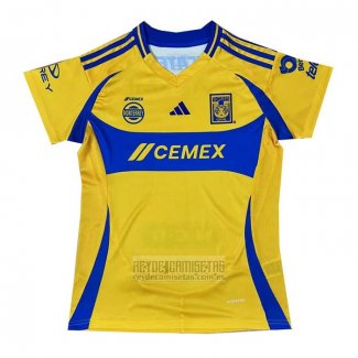 Camiseta De Futbol Tigres UANL Primera Mujer 2024-2025