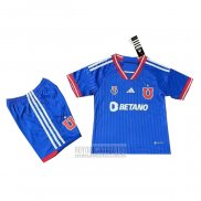 Camiseta De Futbol Universidad de Chile Primera Nino 2023