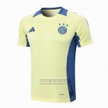 Camiseta De Futbol de Entrenamiento Ajax 2024-2025 Amarillo