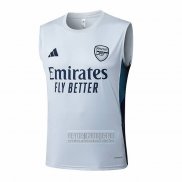 Camiseta De Futbol de Entrenamiento Arsenal Sin Mangas 2025-2026 Gris