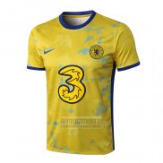 Camiseta De Futbol de Entrenamiento Chelsea 2022-2023 Amarillo