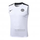 Camiseta De Futbol de Entrenamiento Chelsea Sin Mangas 2025-2026 Blanco