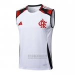 Camiseta De Futbol de Entrenamiento Flamengo Sin Mangas 2025-2026 Blanco