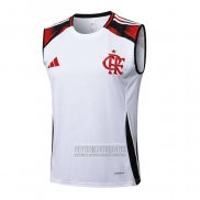 Camiseta De Futbol de Entrenamiento Flamengo Sin Mangas 2025-2026 Blanco