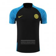 Camiseta De Futbol de Entrenamiento Inter Milan 2022-2023 Negro