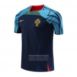 Camiseta De Futbol de Entrenamiento Portugal 2022-2023 Azul