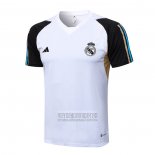 Camiseta De Futbol de Entrenamiento Real Madrid 2023-2024 Blanco